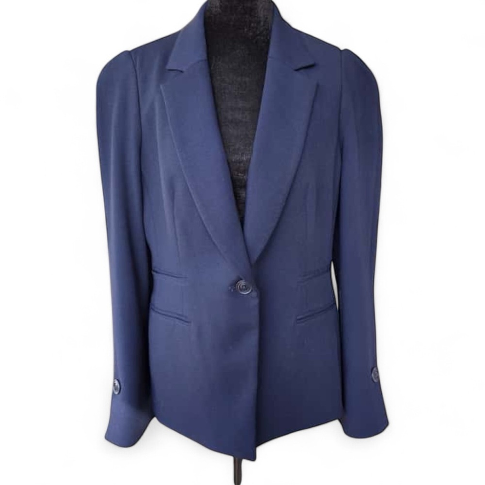 Veronica Beard Beacon Dickey Jacket Navy Blue Size 12